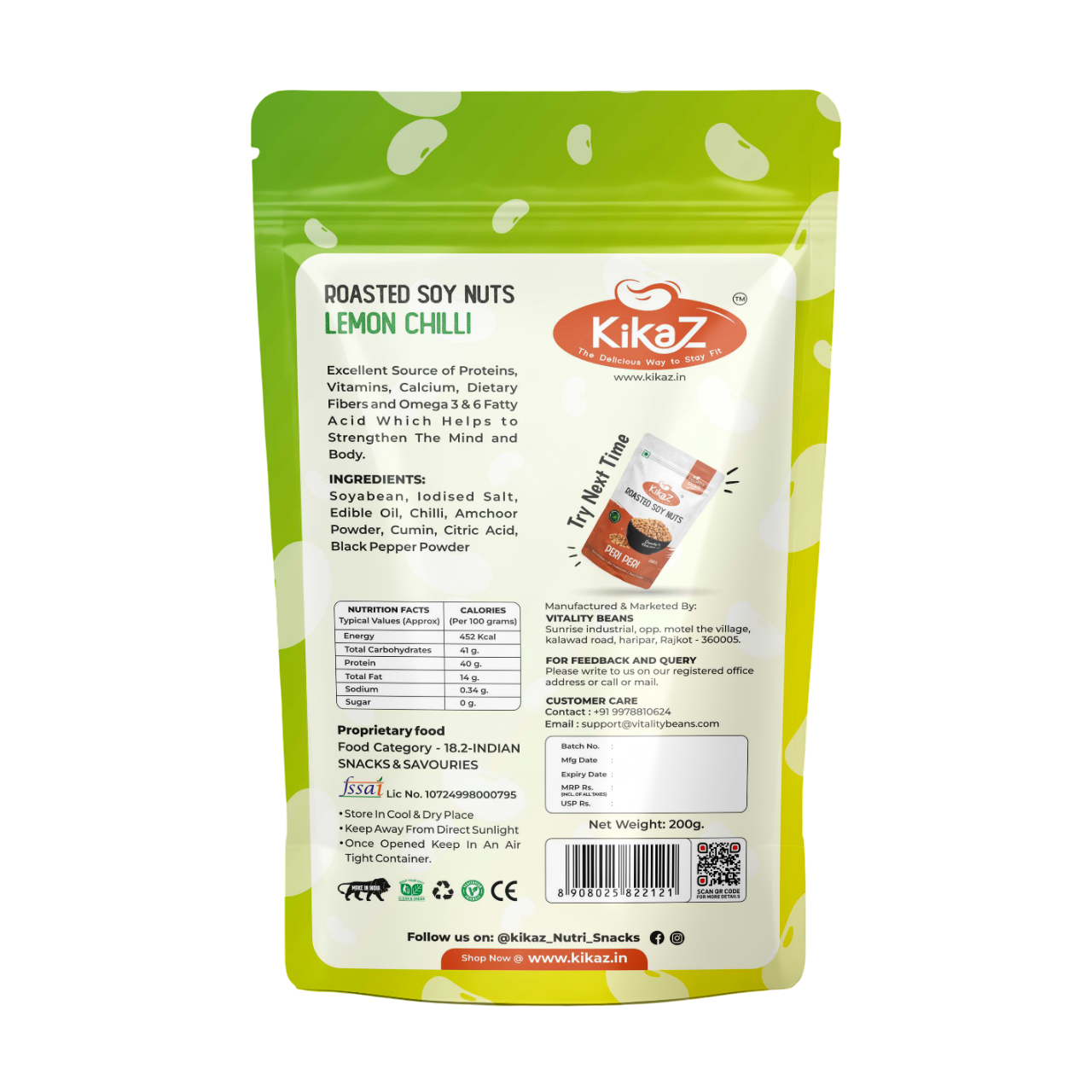 Lemon Chili STANDEE -200 Gram