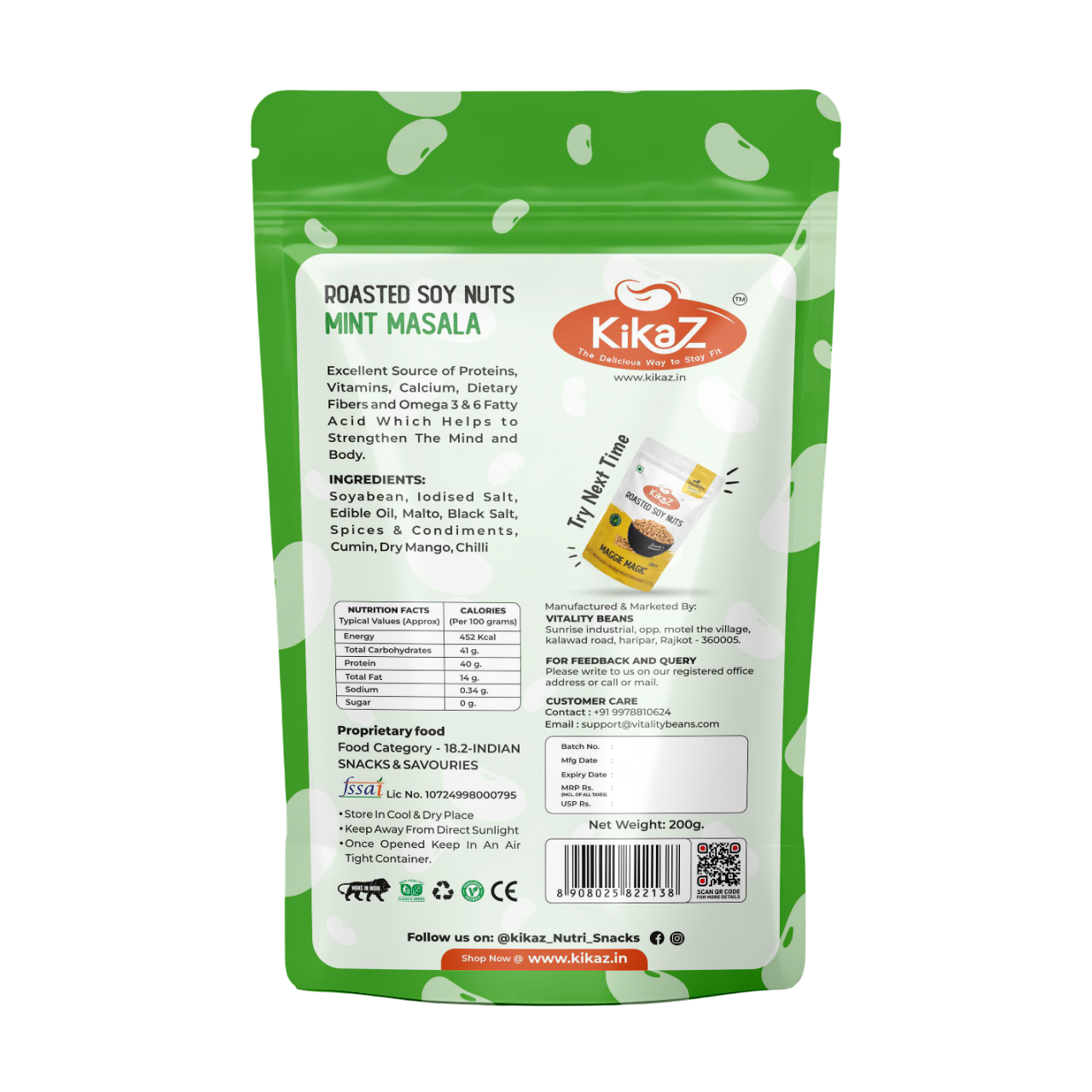 Mint Masala STANDEE - 200 GRAM