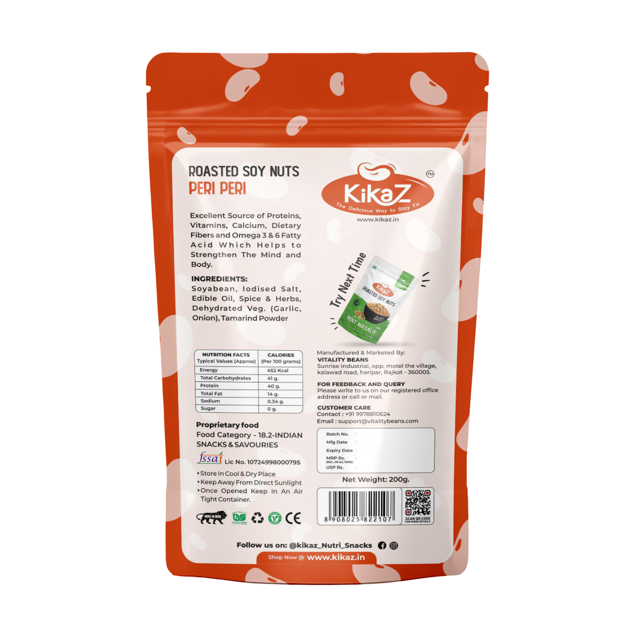 Peri Peri  STANDEE -200 Gram